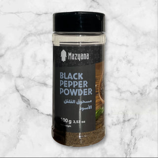 Poivre Noir Moulu – Mazyana (100 g)