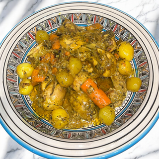 Tajine de poulet marocain prêt à cuire – 45 minutes